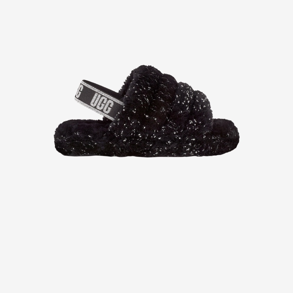 UGG Fluff Yeah Metallic Slide
